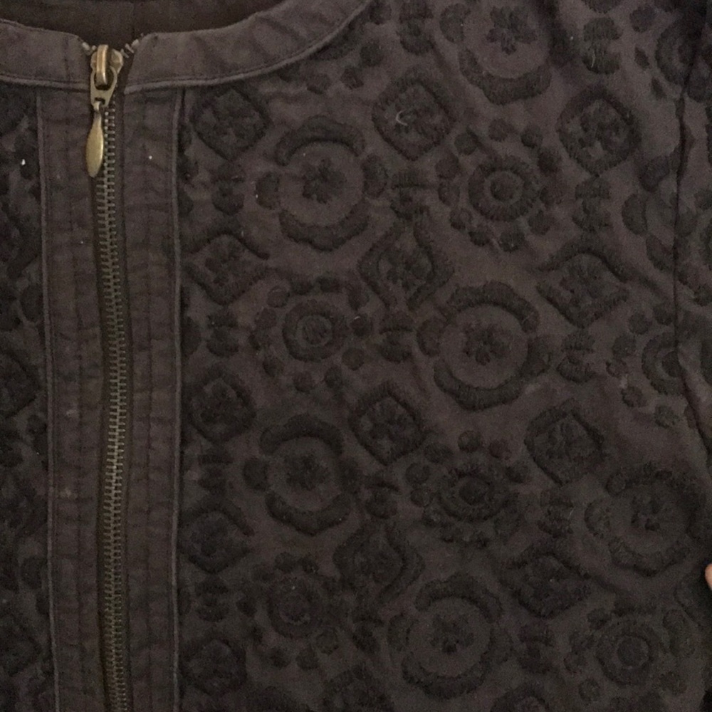 Embroidered brown jacket - Picture 2 of 4